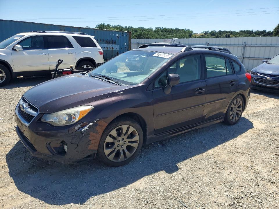 2013 Subaru Impreza VIN JF1GPAR63D2822508 COPART salvage auction — SIDE, CA - SALVAGE CERTIFICATE, sold $500 on 2026-07-10 (photo 1)