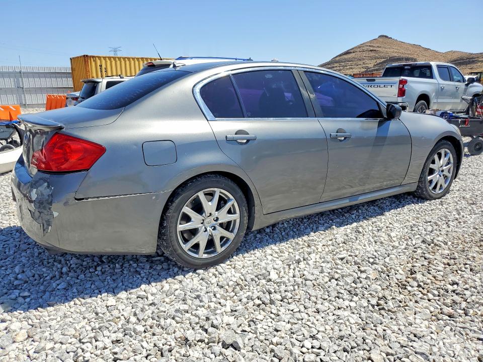 2011 Infiniti G VIN JN1CV6APXBM506009 COPART salvage auction — REAR END, Nv - Salvage Title, sold $350 on 2026-07-27 (photo 3)