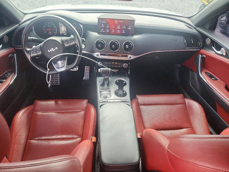 2023 Kia Stinger VIN KNAE35LD8P6131514 COPART salvage auction — FRONT END, Fl - Cert Of Title Slvg Rebuildable, sold $8,000 on 2026-07-25 (photo 8)