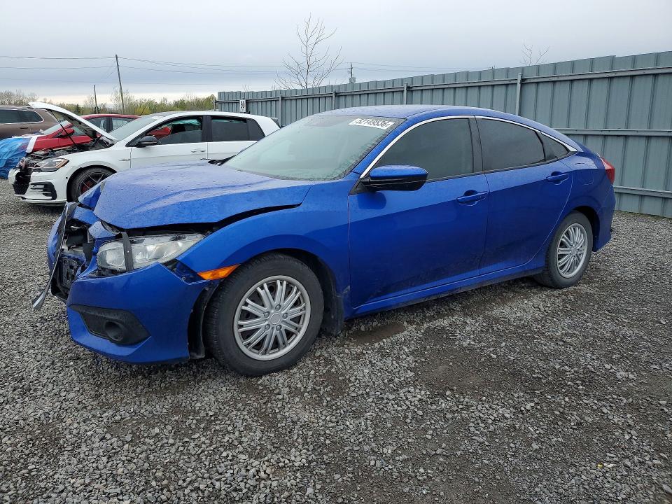 2018 Honda Civic VIN 2HGFC2F60JH018375 COPART salvage auction — FRONT END, ON - PERMIT SALVAGE, sold $2,200 on 2026-07-02 (photo 1)