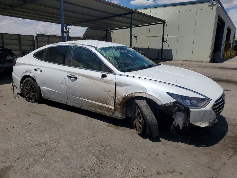 2020 Hyundai Sonata VIN 5NPEG4JA7LH020205 COPART salvage auction — ROLLOVER, Tx - Salvage Vehicle Title, sold $1,700 on 2026-07-17 (photo 4)