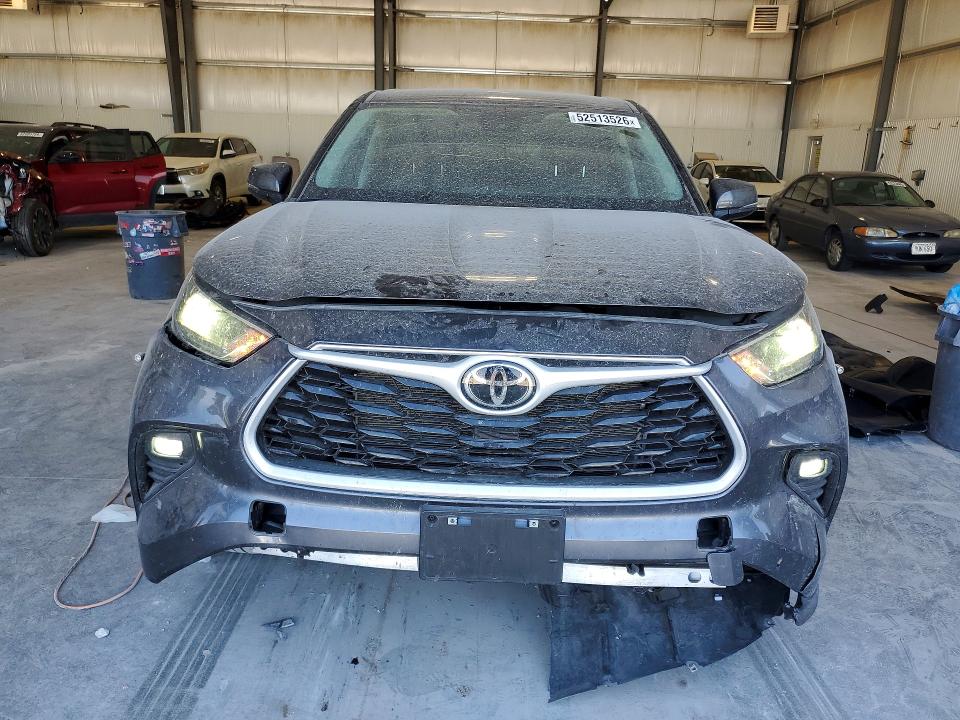 2023 Toyota Highlander VIN 5TDKDRAH8PS020834 COPART salvage auction — FRONT END, Ne - Cert Of Title-Salvage, sold $10,800 on 2026-07-08 (photo 5)
