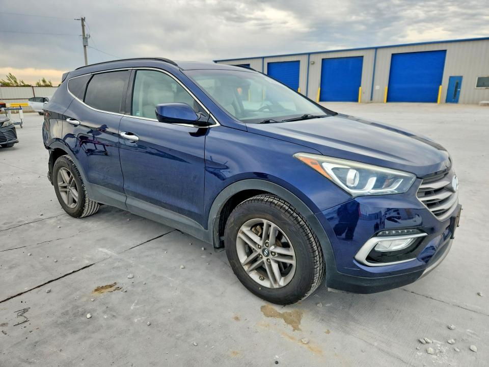 2017 Hyundai Santa fe VIN 5XYZU3LB6HG464300 COPART salvage auction — REAR END, Tx - Salvage Vehicle Title, sold $3,500 on 2026-07-28 (photo 4)