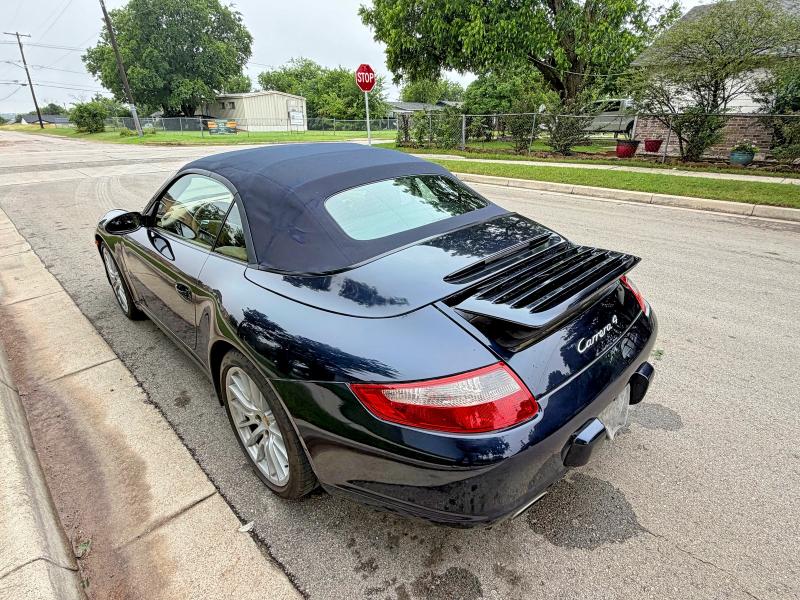2008 Porsche 911 VIN WP0CA29978S765715 COPART salvage auction — NORMAL WEAR, TX - CERT OF TITLE-REBUILT SALVAGE (P), sold $18,600 on 2026-07-29 (photo 3)