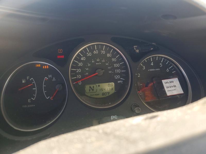 2008 Subaru Forester VIN JF1SG656X8H702818 COPART salvage auction — FRONT END, Tn - Salvage Certificate, sold $150 on 2026-07-22 (photo 9)