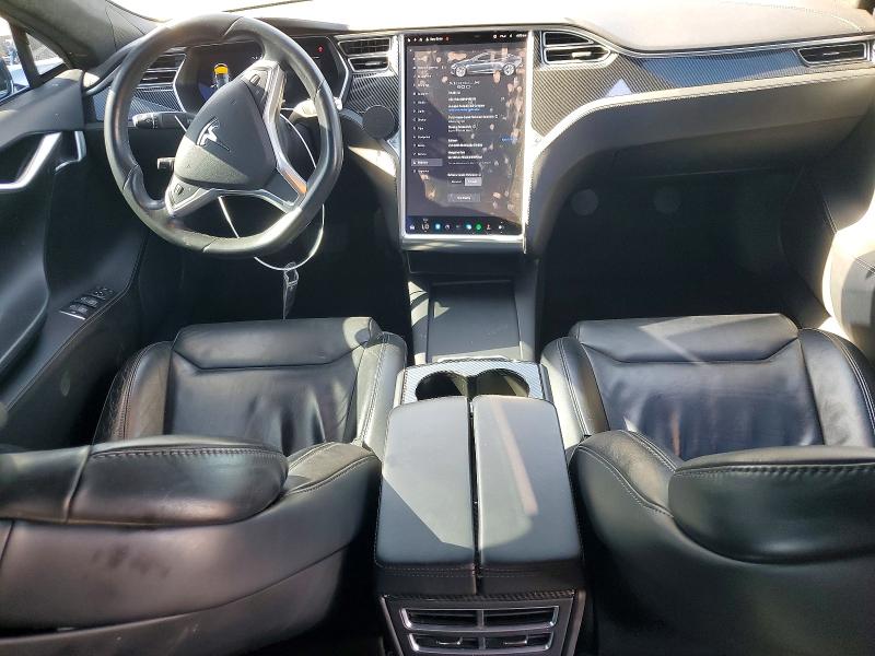 2017 Tesla Model s VIN 5YJSA1E21HF196002 COPART salvage auction — REAR END, Ca - Salvage Certificate, sold $4,800 on 2026-07-16 (photo 8)