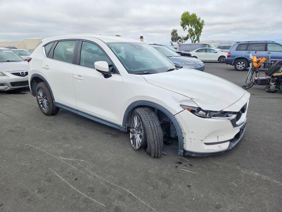 2018 Mazda VIN JM3KFABM3J1445705 COPART salvage auction — FRONT END, Ca - Salvage Certificate, sold $2,150 on 2026-07-22 (photo 4)
