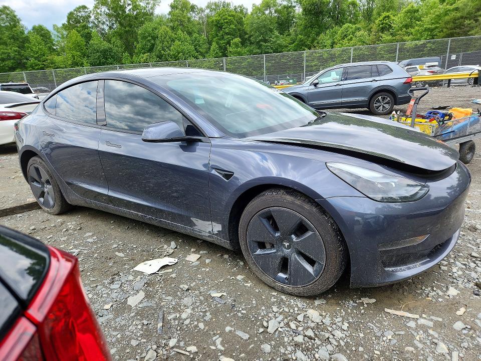 2023 Tesla Model 3 VIN 5YJ3E1EA6PF668533 COPART salvage auction — REAR END, Md - Cert Of Salvage > 75% Damage, sold $5,100 on 2026-07-14 (photo 4)