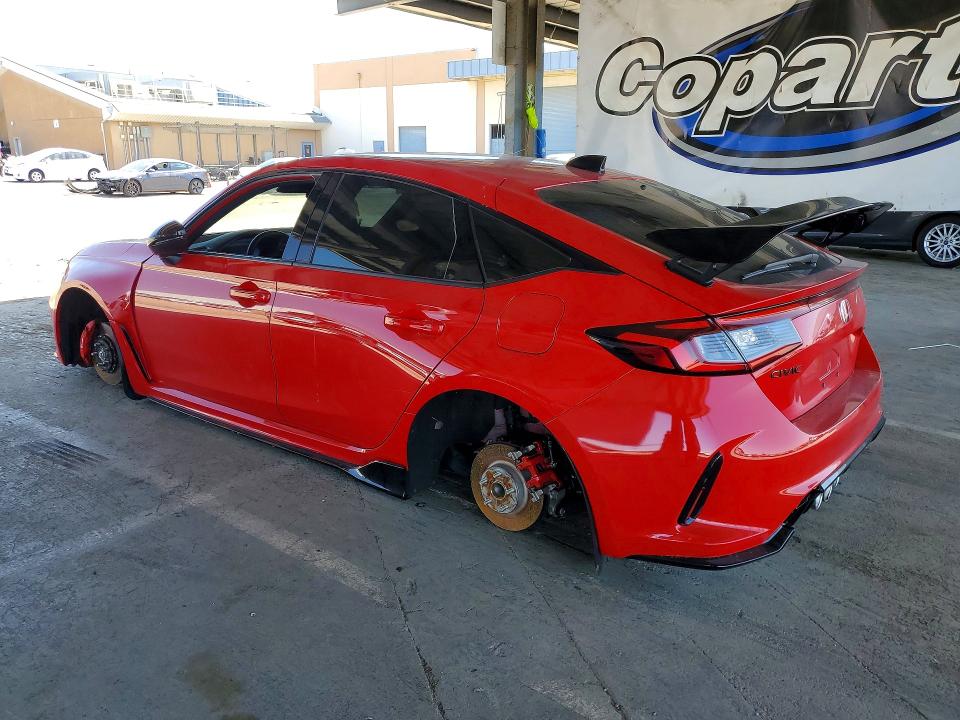 2024 Honda Civic VIN JHMFL5G40RX004219 COPART salvage auction — STRIPPED, Ca - Salvage Certificate, sold $13,700 on 2026-07-21 (photo 2)