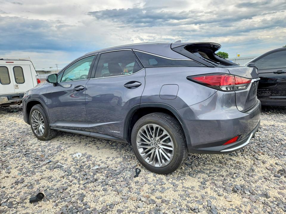 2021 Lexus Rx VIN 2T2JGMDA8MC065423 COPART salvage auction — HAIL, Mo - Certificate Of Title, sold $24,600 on 2026-07-08 (photo 2)