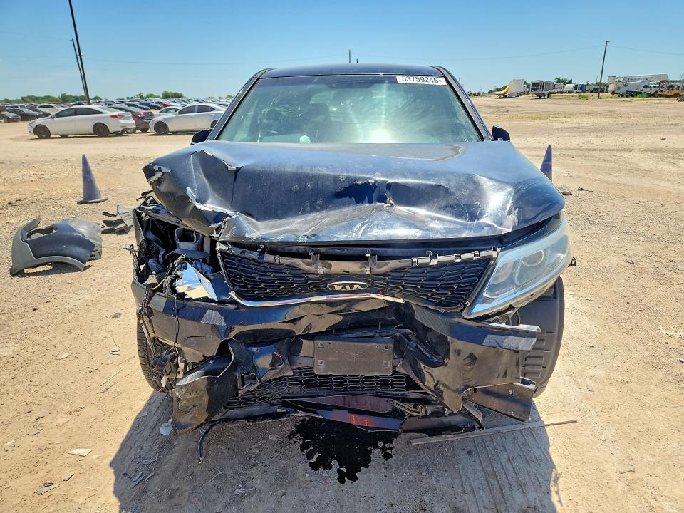 2014 Kia VIN 5XYKT3A61EG427659 COPART salvage auction — FRONT END, Tx - Salvage Vehicle Title, sold $375 on 2026-07-22 (photo 5)