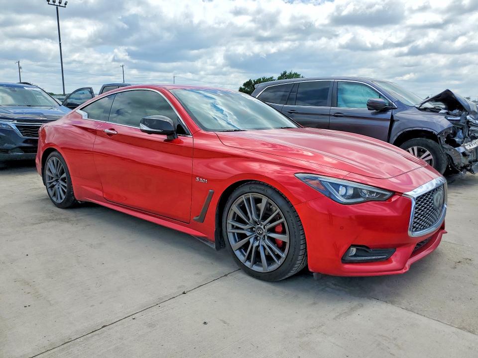2017 Infiniti Q60 VIN JN1FV7EK6HM611091 COPART salvage auction — HAIL, TX - SALVAGE VEHICLE TITLE, sold $4,300 on 2026-07-02 (photo 4)