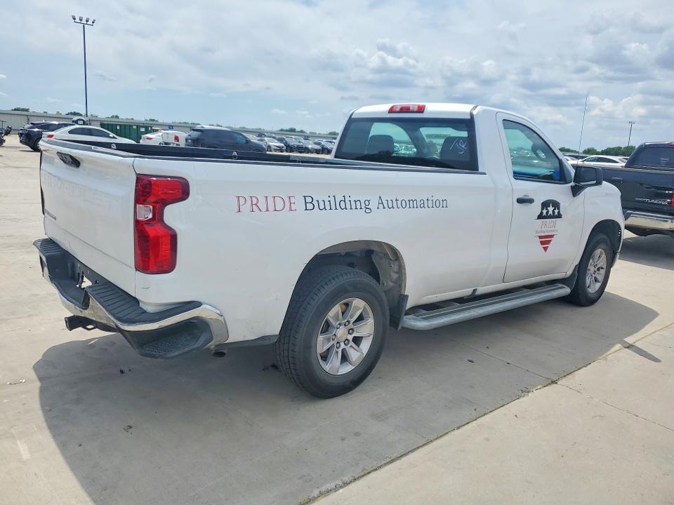 2023 Chevrolet Silverado VIN 3GCNAAED4PG297316 COPART salvage auction — REAR END, Tx - Salvage Vehicle Title, sold $8,500 on 2026-07-02 (photo 3)