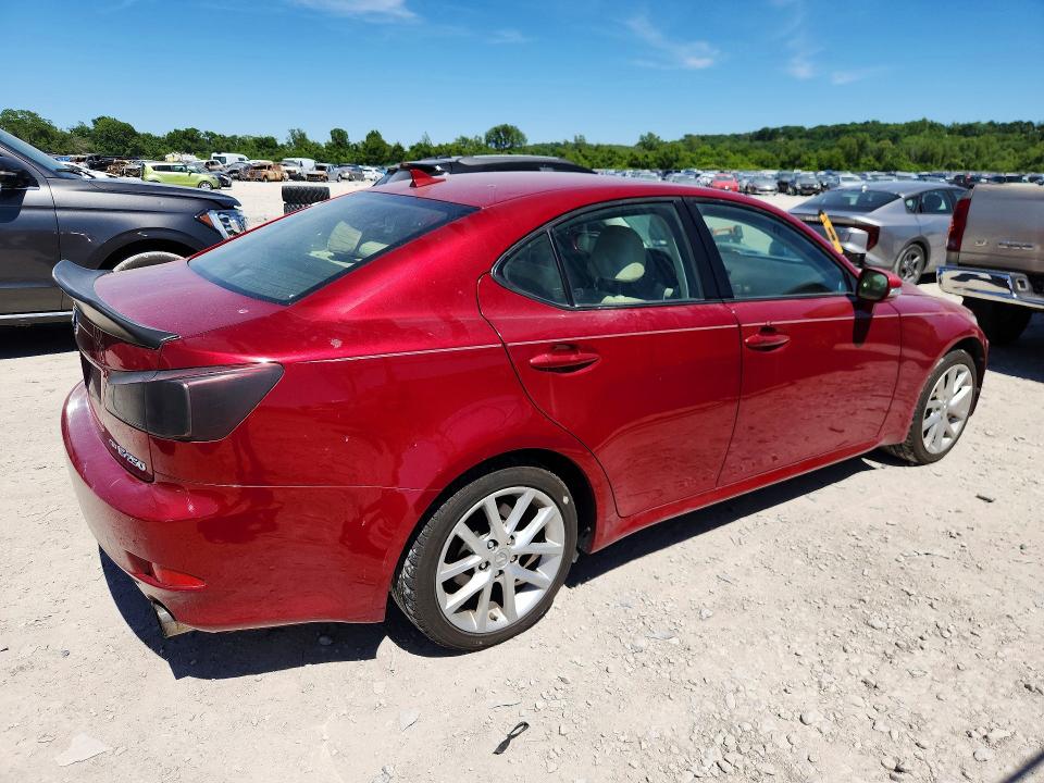 2011 Lexus Is VIN JTHCF5C22B5049677 COPART salvage auction — HAIL, Il - Salvage Certificate, sold $1,250 on 2026-07-27 (photo 3)