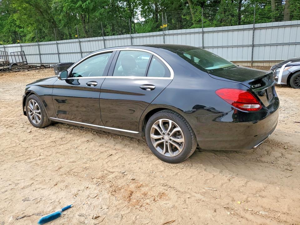 2017 Mercedes-benz C-klasse VIN 55SWF4KB6HU208815 COPART salvage auction — FRONT END, Ga - Cert Of Title-Salvage, sold $5,600 on 2026-07-10 (photo 2)