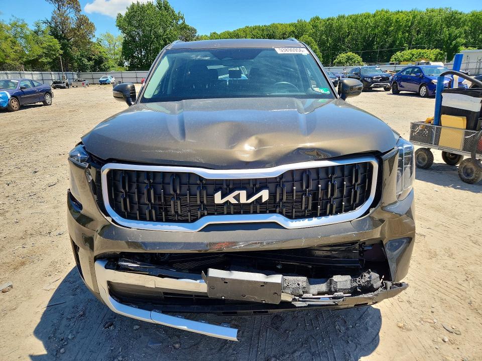 2025 Kia Telluride VIN 5XYP3DGC4SG662657 COPART salvage auction — REAR END, Va - Cert Of Title - Salvage, sold $11,400 on 2026-07-07 (photo 5)