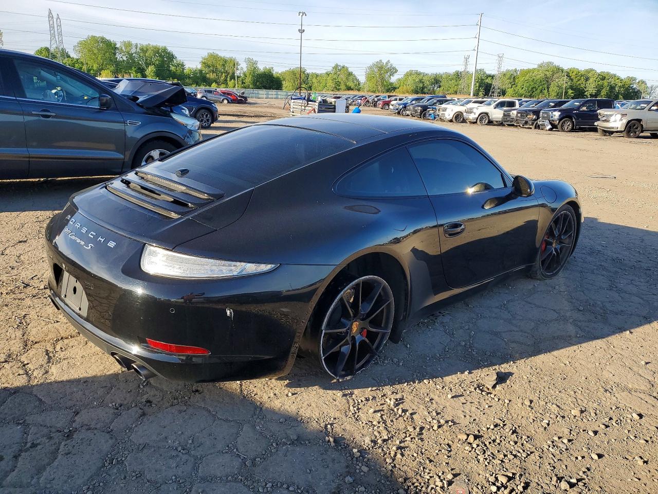 2012 Porsche 911 VIN WP0AB2A95CS120473 COPART salvage auction — Front End, MI - CERTIFICATE OF TITLE, sold $34,250 on 2026-06-09 (photo 3)