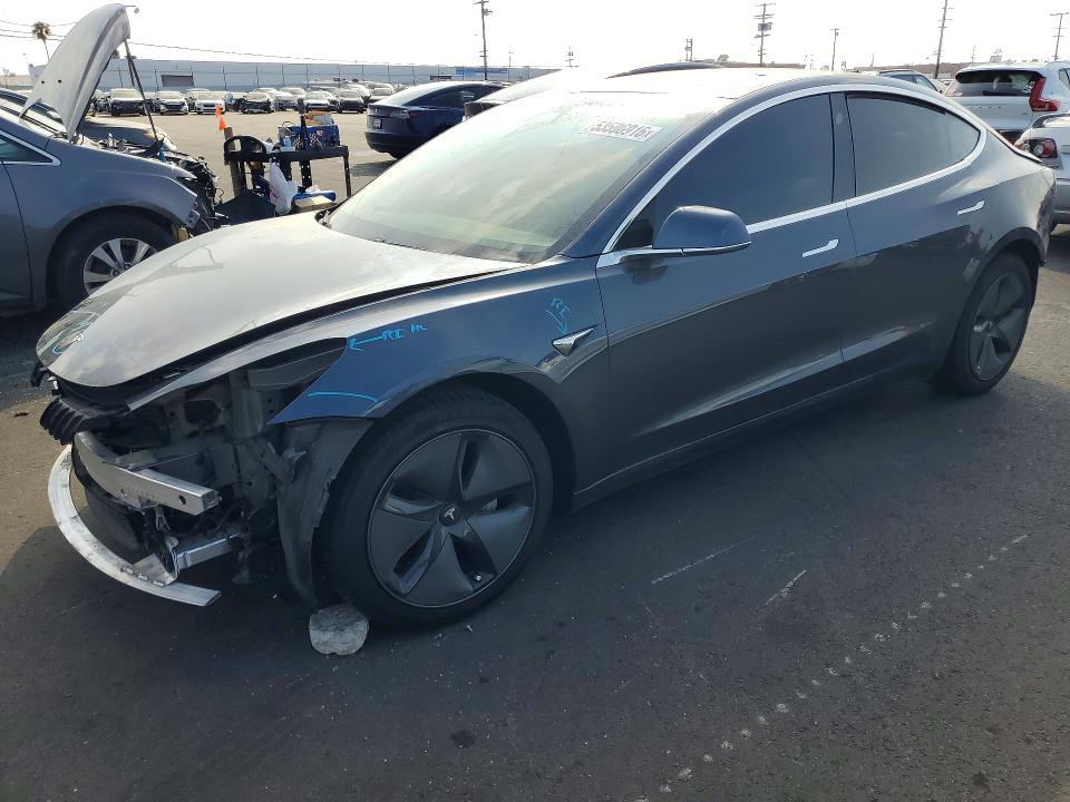 2019 Tesla Model 3 VIN 5YJ3E1EA2KF298870 COPART salvage auction — FRONT END, Ca - Salvage Certificate, sold $3,900 on 2026-07-20 (photo 1)