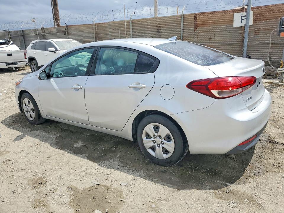 2017 Kia Forte VIN 3KPFK4A70HE067949 COPART salvage auction — VANDALISM, Ca - Salvage Certificate, sold $2,300 on 2026-07-02 (photo 2)