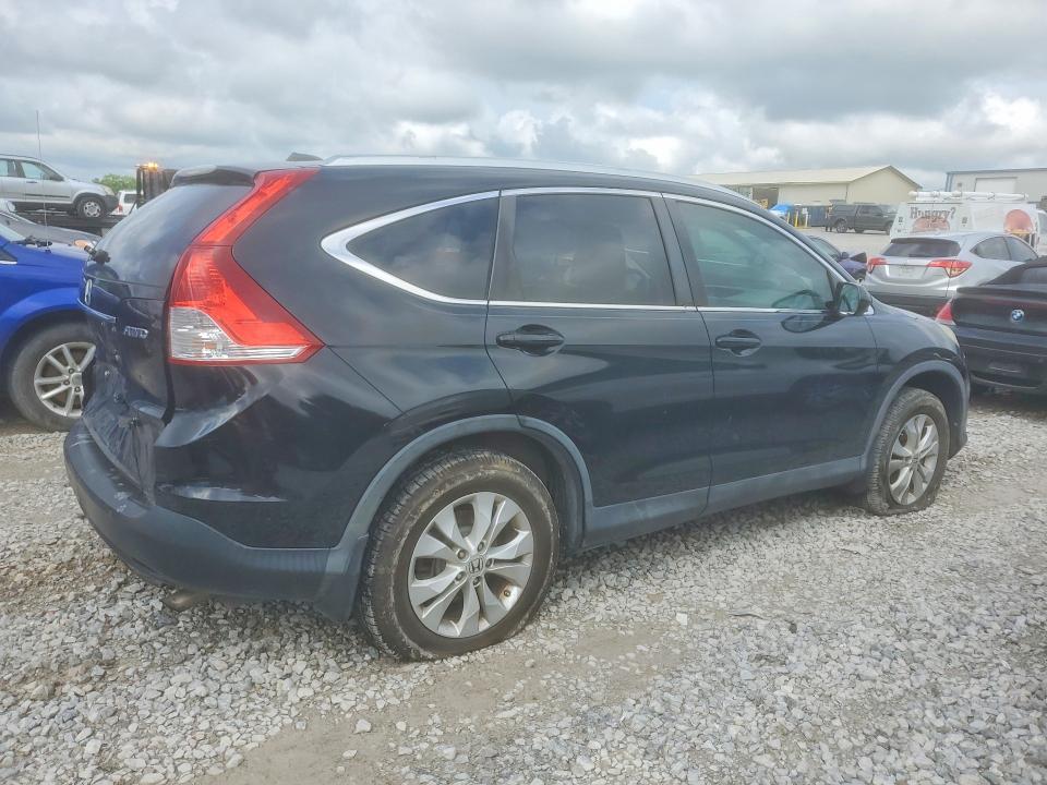 2013 Honda Cr-v VIN 5J6RM4H71DL057732 COPART salvage auction — REAR END, Tn - Salvage Certificate, sold $2,950 on 2026-07-02 (photo 3)