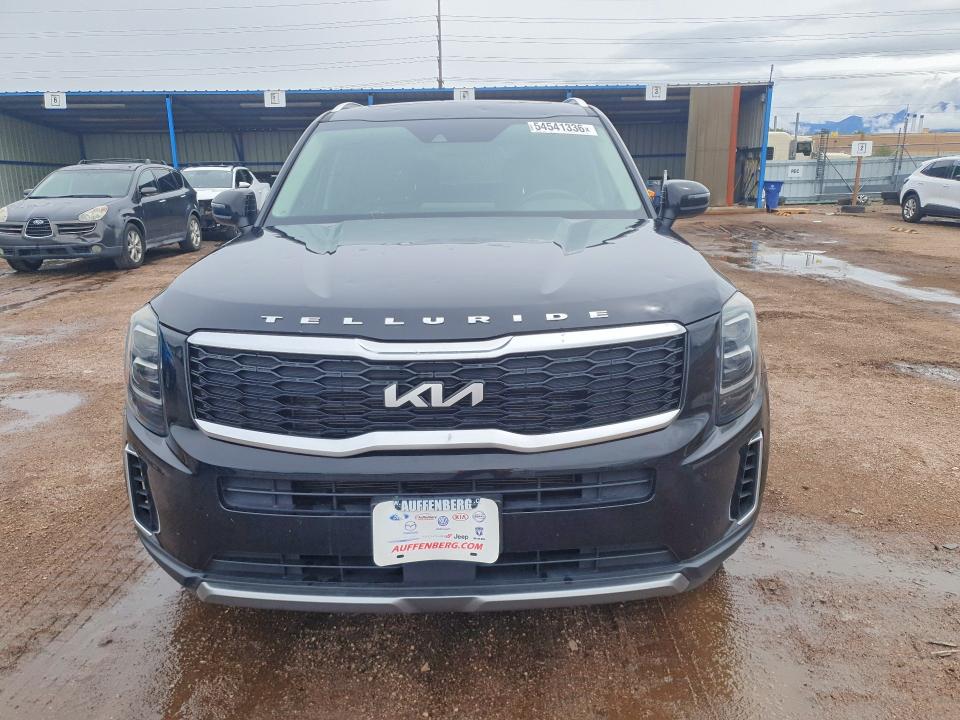 2022 Kia Telluride VIN 5XYP34HC6NG200751 COPART salvage auction — HAIL, Co - Certificate Of Title, sold $275 on 2026-07-13 (photo 5)