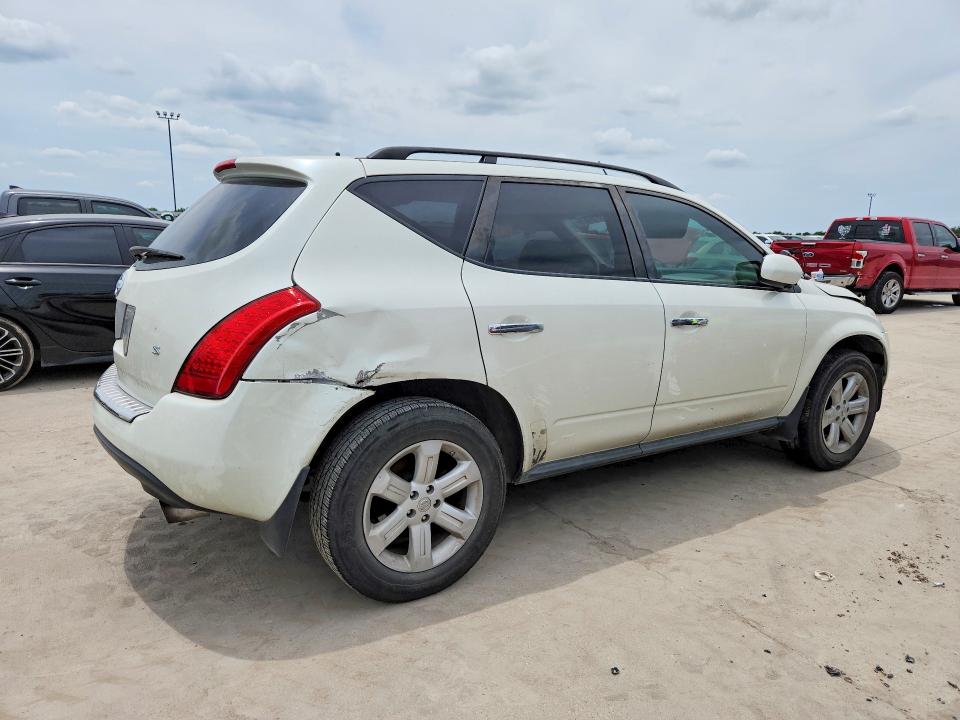 2007 Nissan Murano VIN JN8AZ08T47W505222 COPART salvage auction — MINOR DENT/SCRATCHES, Tx - Certificate Of Title, sold $500 on 2026-07-02 (photo 3)