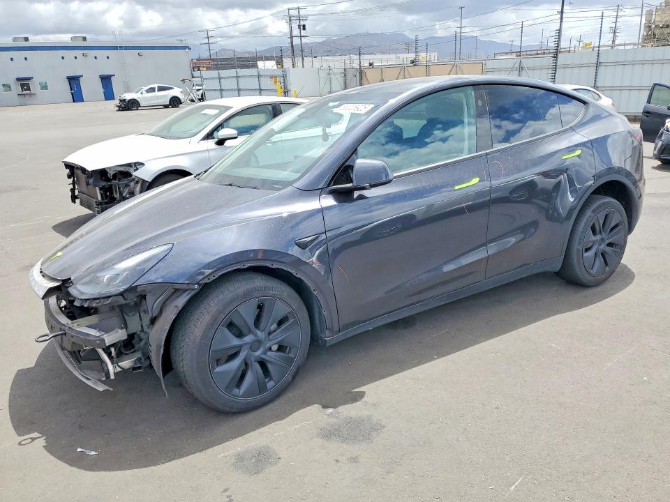 2024 Tesla Model y VIN 7SAYGDEE6RF159293 COPART salvage auction — FRONT END, Ca - Salvage Certificate, sold $10,700 on 2026-07-27 (photo 1)