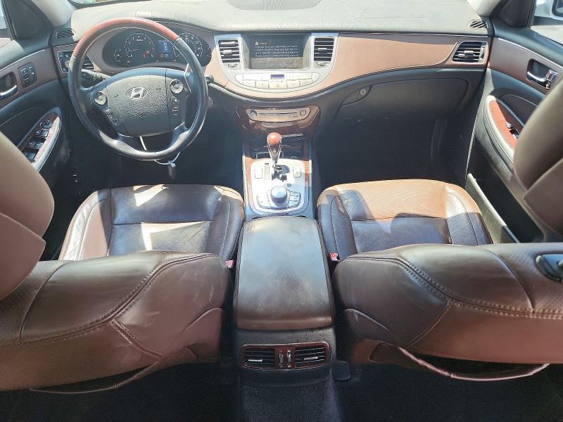 2011 Hyundai Genesis VIN KMHGC4DF1BU114155 COPART salvage auction — FRONT END, FL - CERT OF TITLE SLVG REBUILDABLE, sold $350 on 2026-07-20 (photo 8)