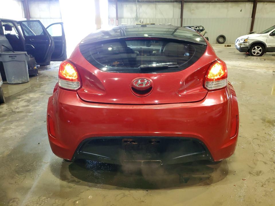 2013 Hyundai Veloster VIN KMHTC6AD3DU126842 COPART salvage auction — REAR END, Ky - Cert Of Title-Salvage, sold $1,000 on 2026-07-15 (photo 6)