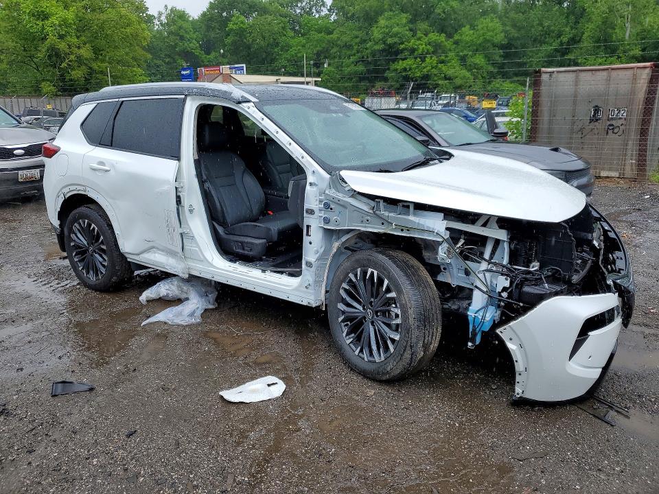 2024 Nissan Rogue VIN JN8BT3DD8RW251345 COPART salvage auction — FRONT END, MD - CERT OF SALVAGE > 75% DAMAGE, sold $4,850 on 2026-07-30 (photo 4)
