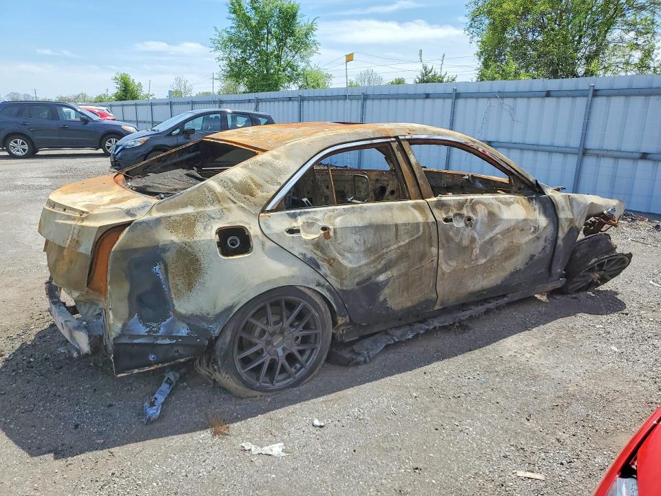 2015 Cadillac Ats VIN 1G6AA5RX0F0129866 COPART salvage auction — VANDALISM, On - Permit Irrepairable, sold $150 on 2026-07-02 (photo 3)