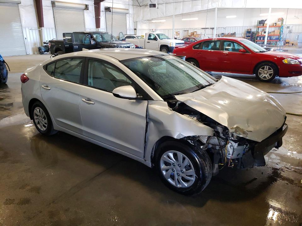2017 Hyundai Elantra VIN KMHD74LF6HU399422 COPART salvage auction — FRONT END, Mn - Cert Of Title-Prior Salvage, sold $1,250 on 2026-07-20 (photo 4)
