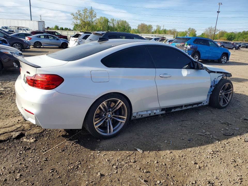 2015 BMW M4 VIN WBS3R9C5XFK329941 COPART salvage auction — FRONT END, Mi - Cert Of Title-Salvage Vehicle, sold $16,600 on 2026-07-31 (photo 3)