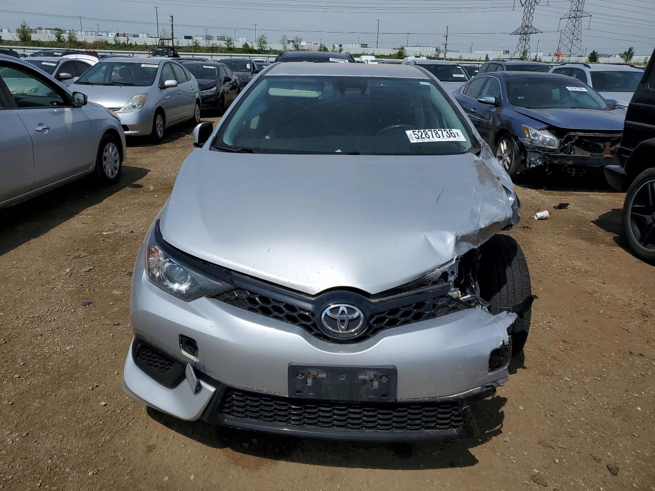 2017 Toyota Corolla VIN JTNKARJE9HJ529520 COPART salvage auction — Front End, IL - SALVAGE CERTIFICATE, sold $1,000 on 2026-07-02 (photo 5)