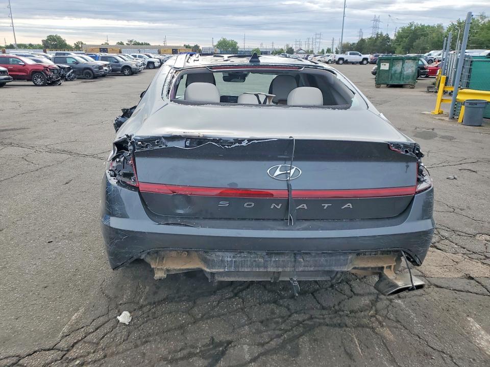 2022 Hyundai Sonata VIN KMHL14JA2NA225624 COPART salvage auction — REAR END, Co - Public - Salvage Title, sold $1,550 on 2026-07-09 (photo 6)