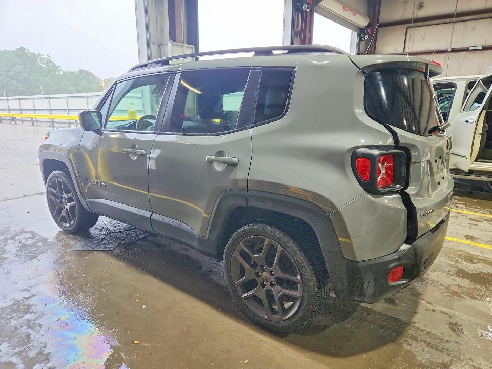 2021 Jeep Renegade VIN ZACNJDBB2MPN36793 COPART salvage auction — HAIL, MO - SALVAGE CERTIFICATE OF TITLE, sold $4,750 on 2026-07-29 (photo 2)