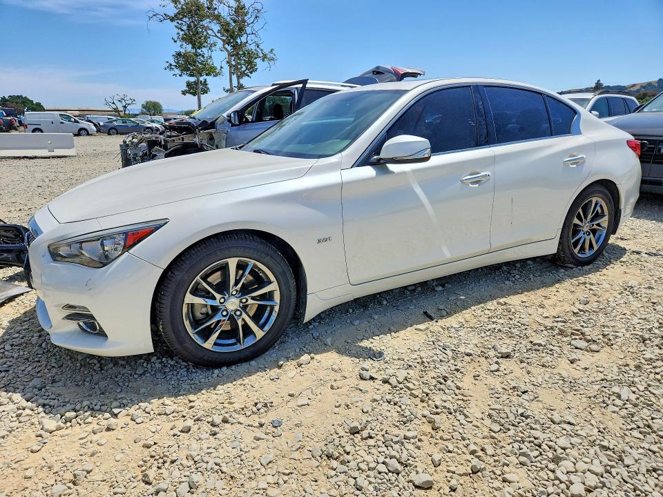 2017 Infiniti Q50 VIN JN1EV7AP3HM741505 COPART salvage auction — REAR END, Ca - Salvage Certificate, sold $3,000 on 2026-07-09 (photo 1)