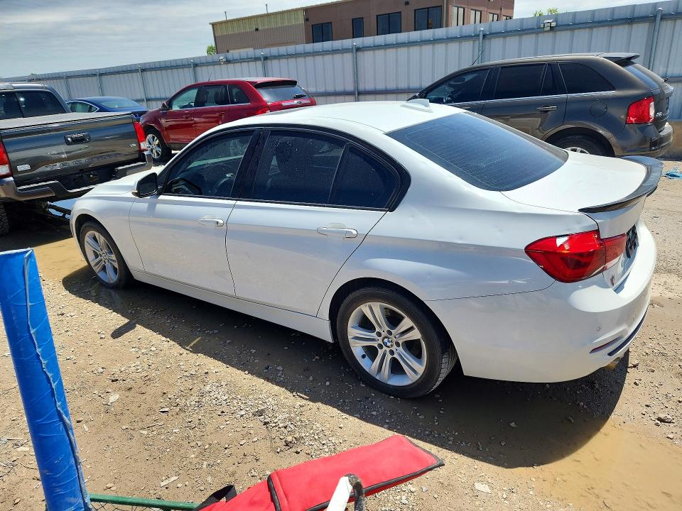 2016 BMW 3er VIN WBA8E9G57GNU28846 COPART salvage auction — HAIL, Ks - Cert Of Title-Salvage, sold $2,950 on 2026-07-02 (photo 2)