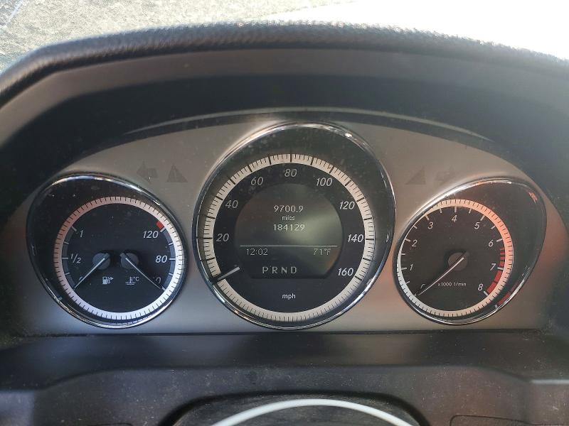 2009 Mercedes-benz C class VIN WDDGF81X69R078322 COPART salvage auction — WATER/FLOOD, Id - Salvage Certificate Of Title, sold $500 on 2026-07-24 (photo 9)