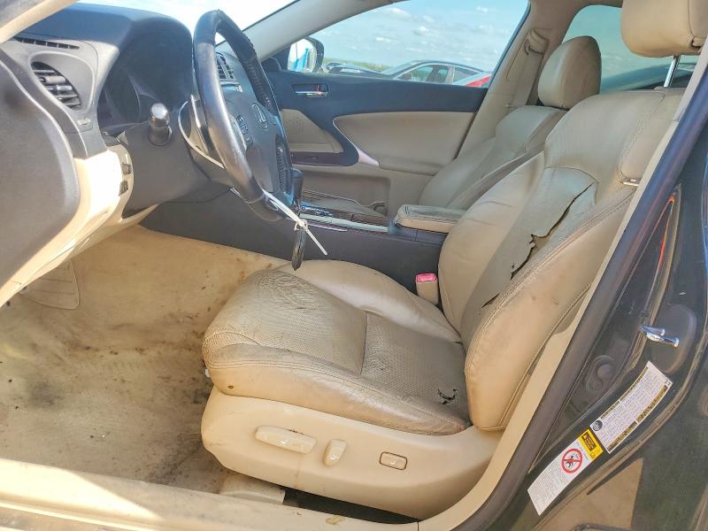 2007 Lexus Is VIN JTHBK262572046363 COPART salvage auction — FRONT END, Tx - Salvage Vehicle Title, sold $525 on 2026-07-09 (photo 7)