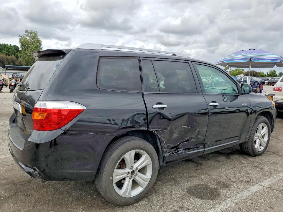 2010 Toyota Highlander VIN 5TDDK3EH2AS013293 COPART salvage auction — SIDE, CA - SALVAGE CERTIFICATE, sold $3,950 on 2026-07-14 (photo 3)