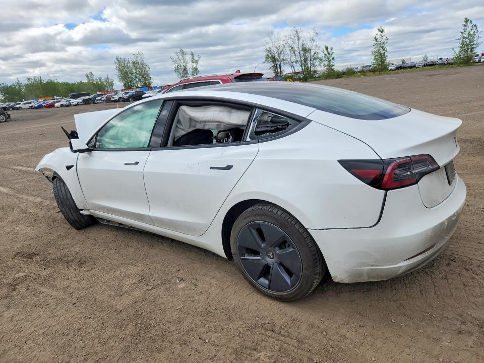 2022 Tesla Model 3 VIN 5YJ3E1EA3NF249164 COPART salvage auction — FRONT END, Qc - Irrecuperable, sold $325 on 2026-08-18 (photo 2)