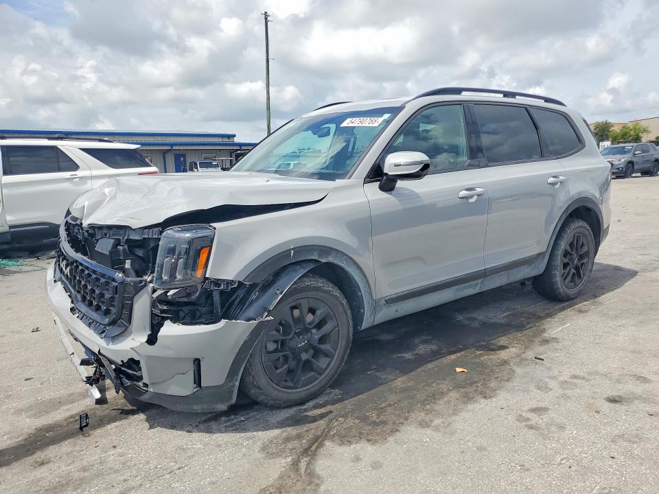 2024 Kia Telluride VIN 5XYP5DGC4RG492966 COPART salvage auction — FRONT END, Fl - Cert Of Title Slvg Rebuildable, sold $11,000 on 2026-07-23 (photo 1)