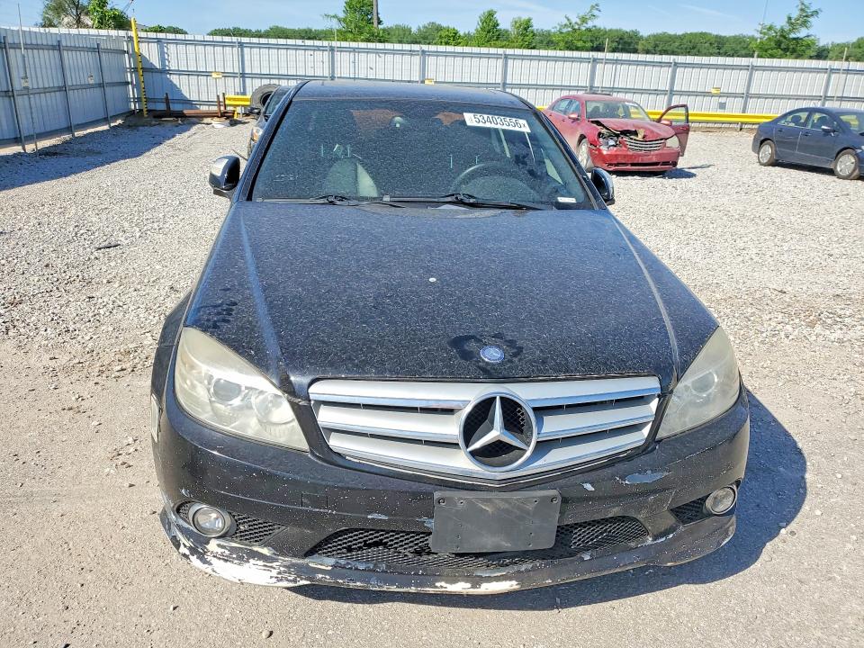 2009 Mercedes-benz C class VIN WDDGF81X69R078322 COPART salvage auction — WATER/FLOOD, Id - Salvage Certificate Of Title, sold $500 on 2026-07-24 (photo 5)