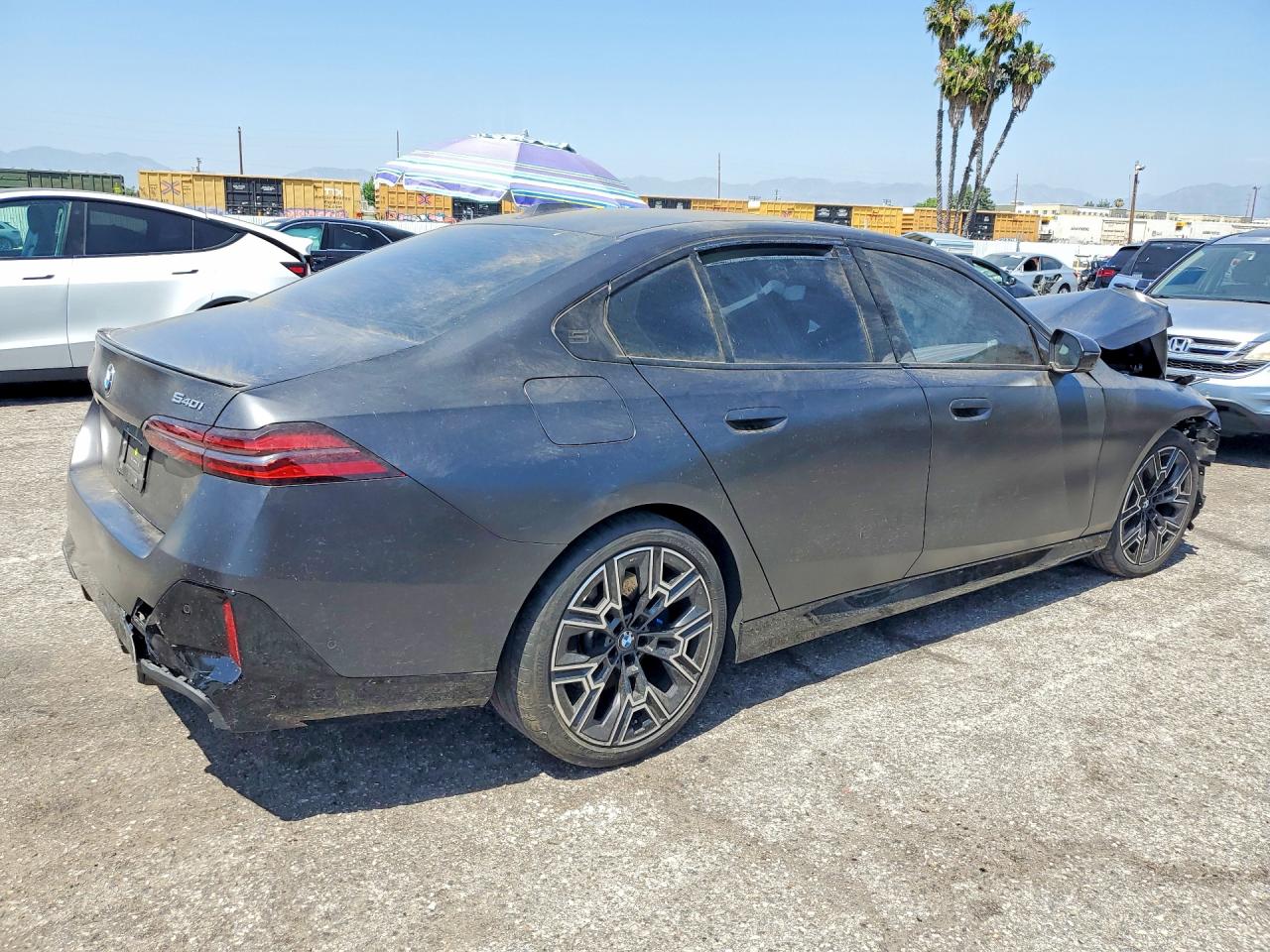 2026 BMW 5 Series VIN WBA63FJ07TCV92046 COPART salvage auction — Front End, ID - SALVAGE CERTIFICATE OF TITLE, sold $24,200 on 2026-08-14 (photo 3)