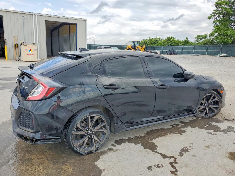 2018 Honda Civic VIN SHHFK7H48JU208746 COPART salvage auction — FRONT END, Mo - Salvage Certificate Of Title, sold $4,100 on 2026-07-06 (photo 3)