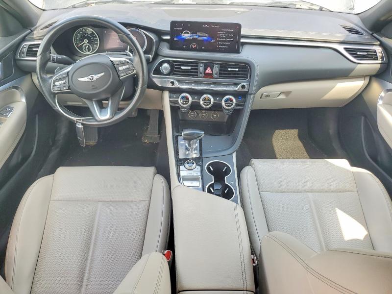 2023 Genesis G70 VIN KMTG34TA7PU131285 COPART salvage auction — FRONT END, Nc - Salvage Certificate Of Title, sold $8,100 on 2026-07-22 (photo 8)