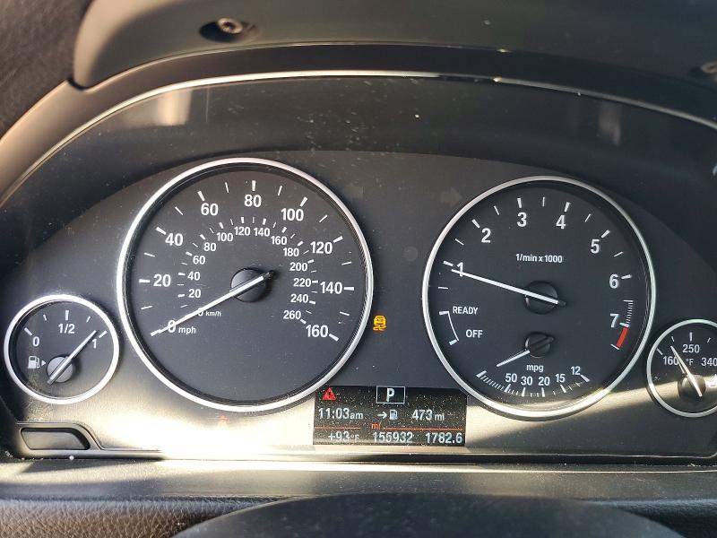 2018 BMW 3er VIN WBA8E1G5XJNU90170 COPART salvage auction — REAR END, Tx - Salvage Vehicle Title, sold $1,750 on 2026-07-31 (photo 9)