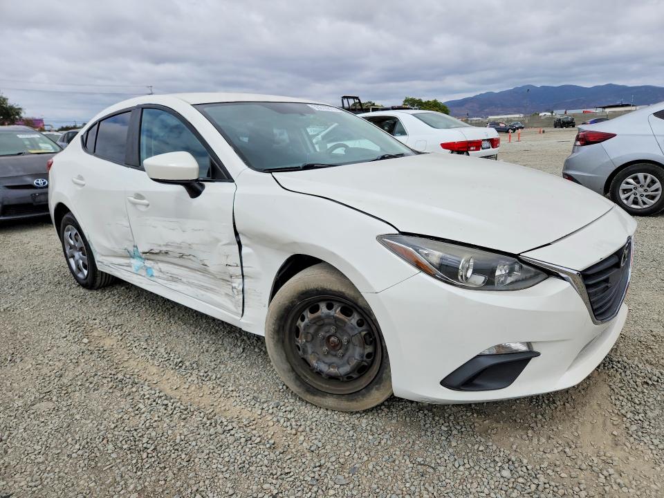 2016 Mazda 3 VIN JM1BM1T76G1280622 COPART salvage auction — SIDE, Ca - Salvage Certificate, sold $2,050 on 2026-07-14 (photo 4)