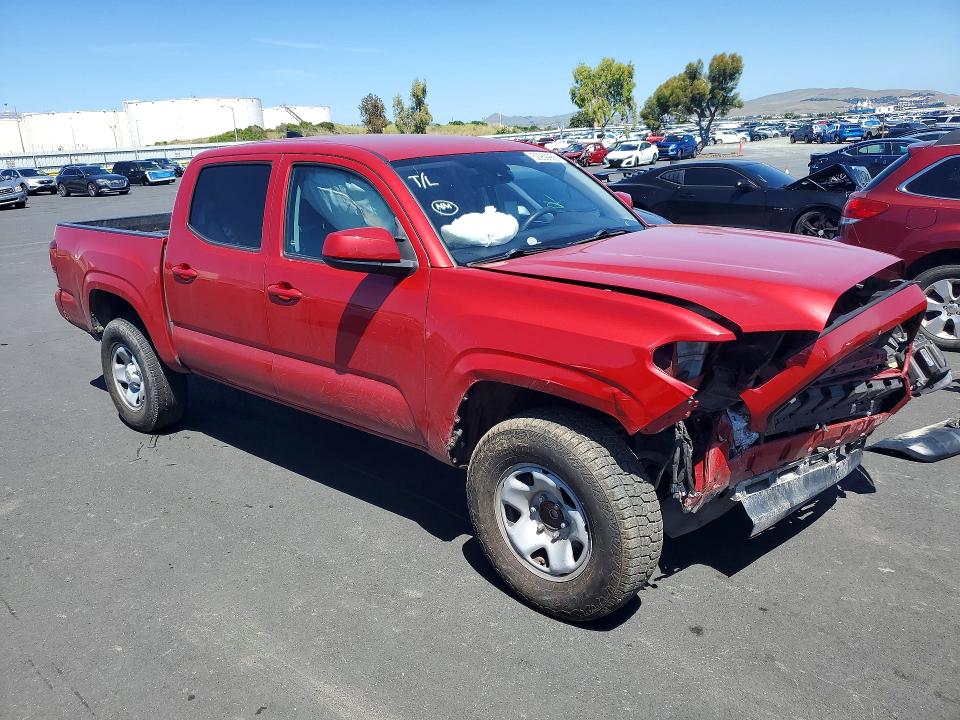 2021 Toyota Tacoma VIN 5TFAX5GN7MX188818 COPART salvage auction — FRONT END, Ca - Salvage Certificate, sold $8,400 on 2026-07-06 (photo 4)
